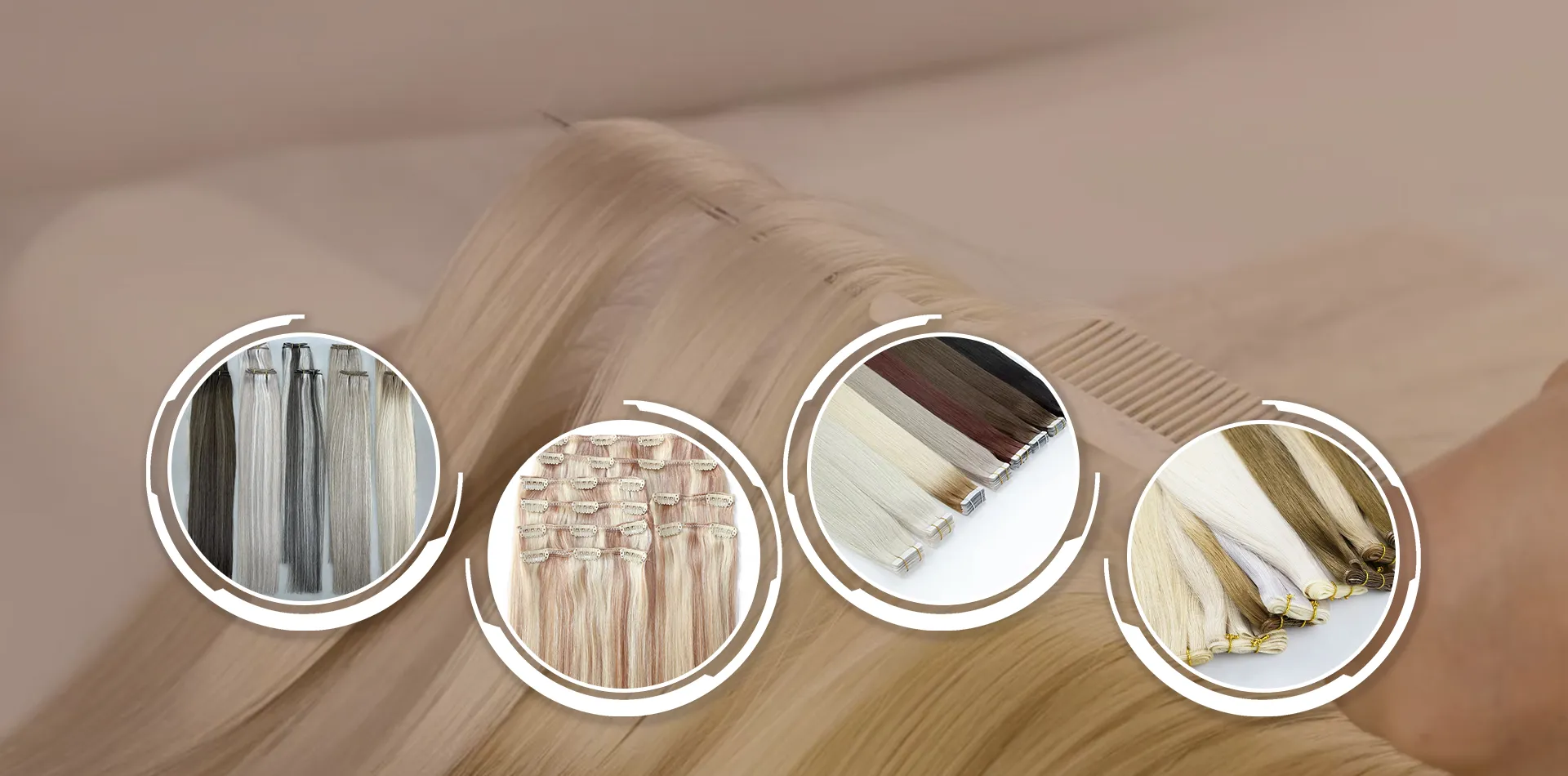 Usine d'extensions de cheveux OEM et ODM