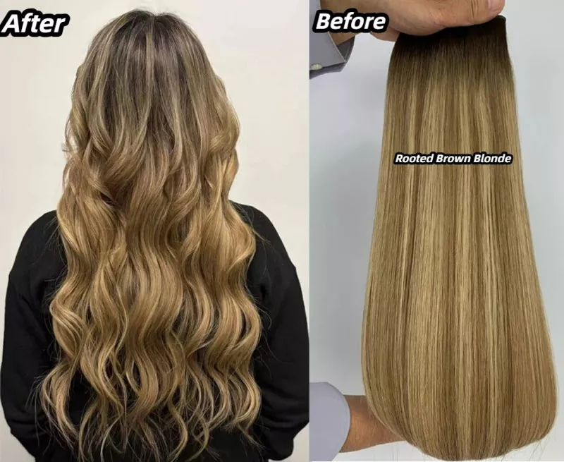 Comment les extensions de cheveux haut de gamme créent un impact avant et après