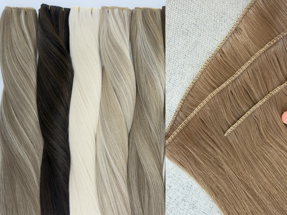 Extensions de cheveux Lum Nouvelle trame innovante Super Genius avec fil Extensions de cheveux Amazing Volume Genius