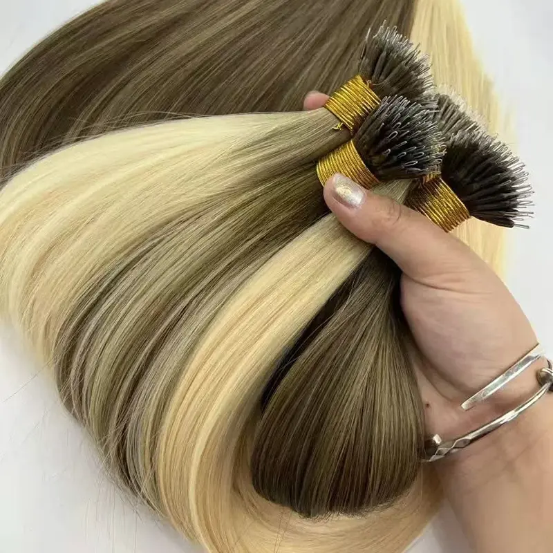 Extensions de cheveux à nanoperles