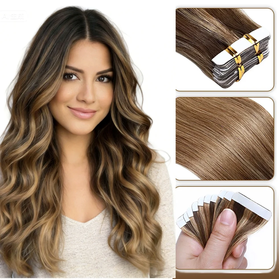 Extensions de cheveux à trame de bande